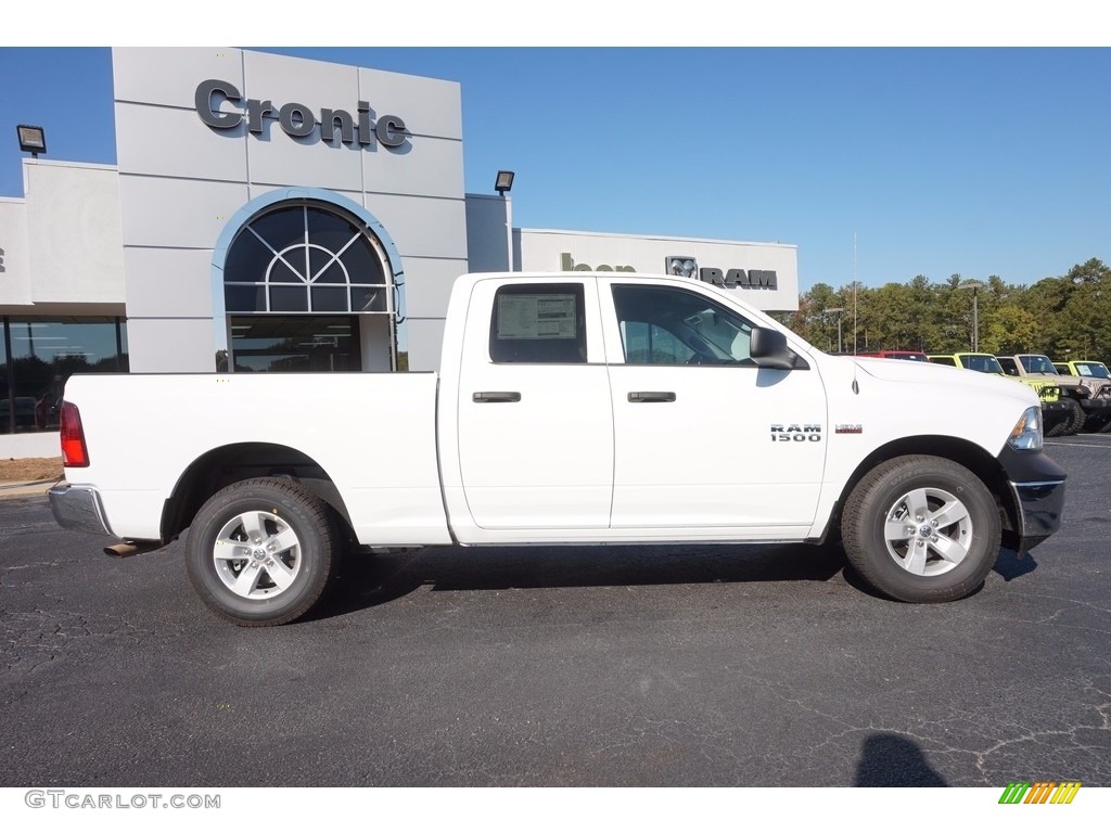 2017 1500 Tradesman Quad Cab - Bright White / Black/Diesel Gray photo #7