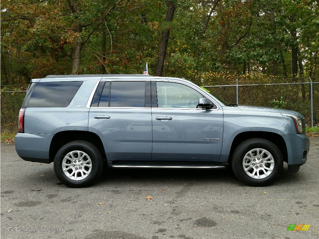 2016 Yukon SLT 4WD - Light Steel Gray Metallic / Jet Black photo #5