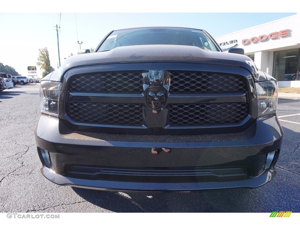 2017 1500 Express Crew Cab 4x4 - Brilliant Black Crystal Pearl / Black/Diesel Gray photo #2