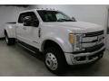 2017 White Platinum Ford F450 Super Duty Lariat Crew Cab 4x4  photo #7