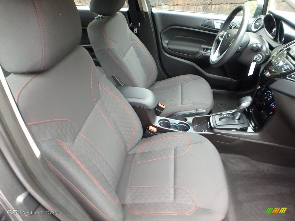 2015 Fiesta SE Sedan - Magnetic Metallic / Charcoal Black photo #9