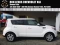 2014 Clear White Kia Soul 1.6  photo #1