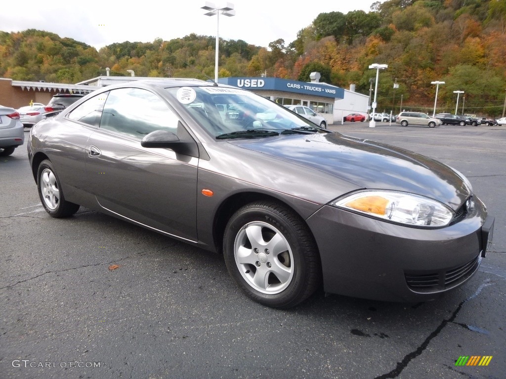 2001 Cougar V6 - Dark Shadow Grey Metallic / Medium Graphite photo #9