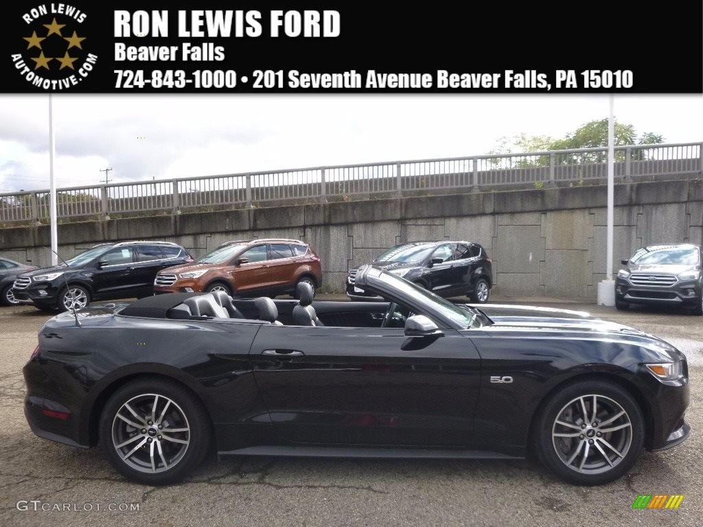 2016 Mustang GT Premium Convertible - Shadow Black / Ebony photo #1