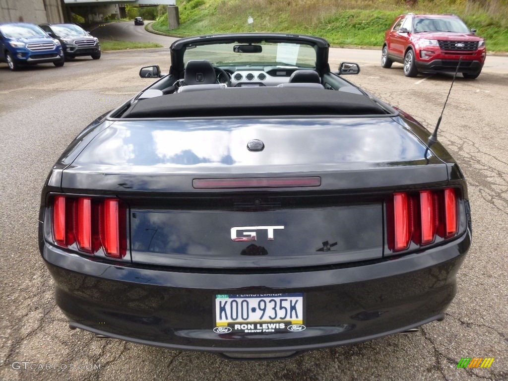 2016 Mustang GT Premium Convertible - Shadow Black / Ebony photo #3