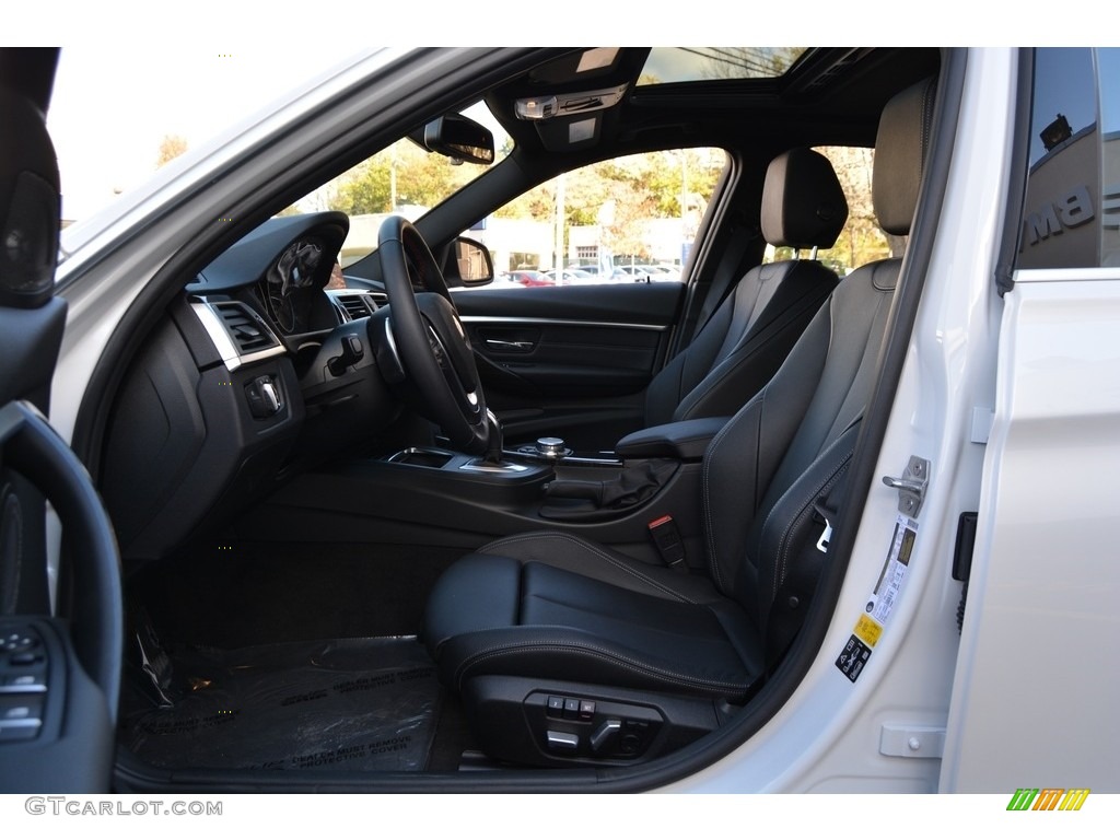 2016 3 Series 340i xDrive Sedan - Mineral White Metallic / Black photo #12
