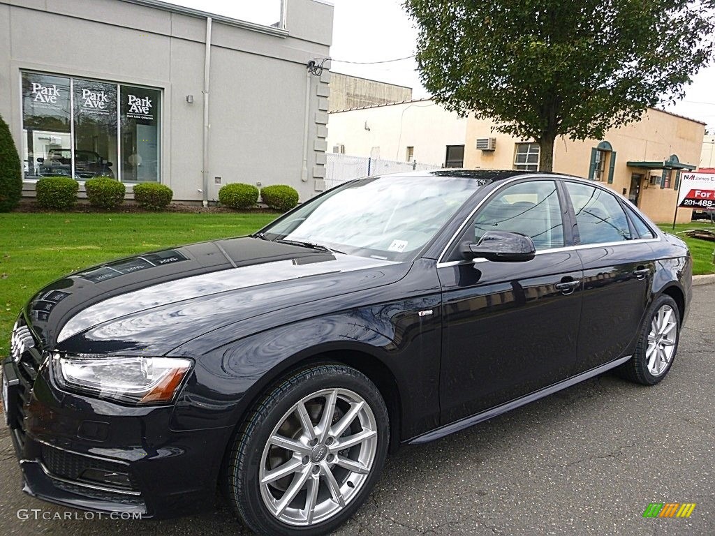 2014 A4 2.0T quattro Sedan - Moonlight Blue Metallic / Titanium Grey photo #1