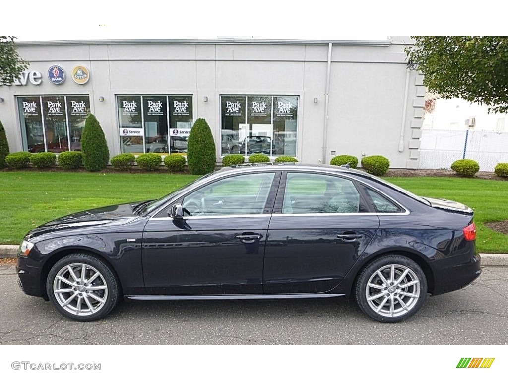 2014 A4 2.0T quattro Sedan - Moonlight Blue Metallic / Titanium Grey photo #2