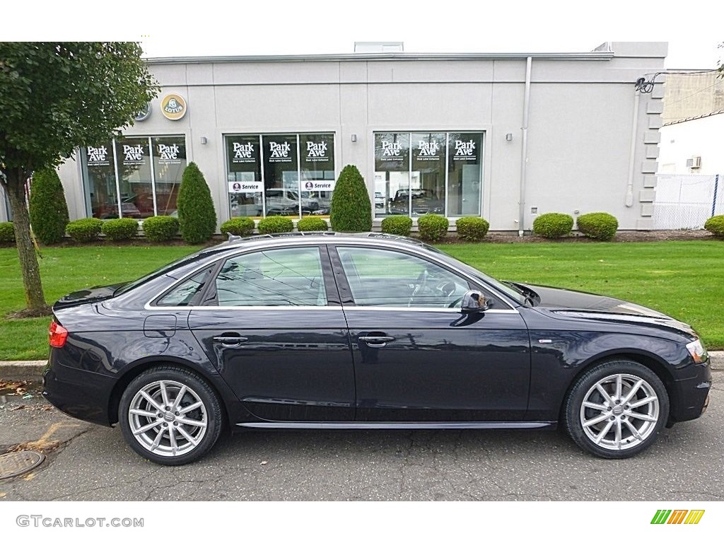 2014 A4 2.0T quattro Sedan - Moonlight Blue Metallic / Titanium Grey photo #6