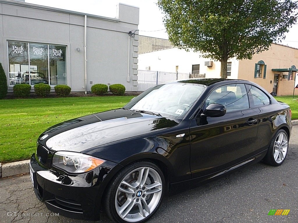 2012 1 Series 135i Coupe - Jet Black / Black photo #1