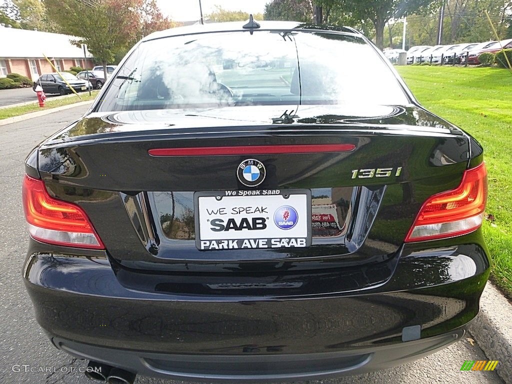 2012 1 Series 135i Coupe - Jet Black / Black photo #4