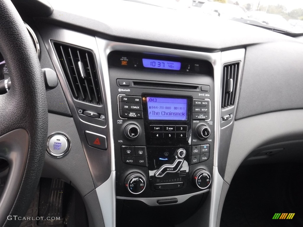 2011 Sonata Hybrid - Silver Frost Metallic / Gray photo #16