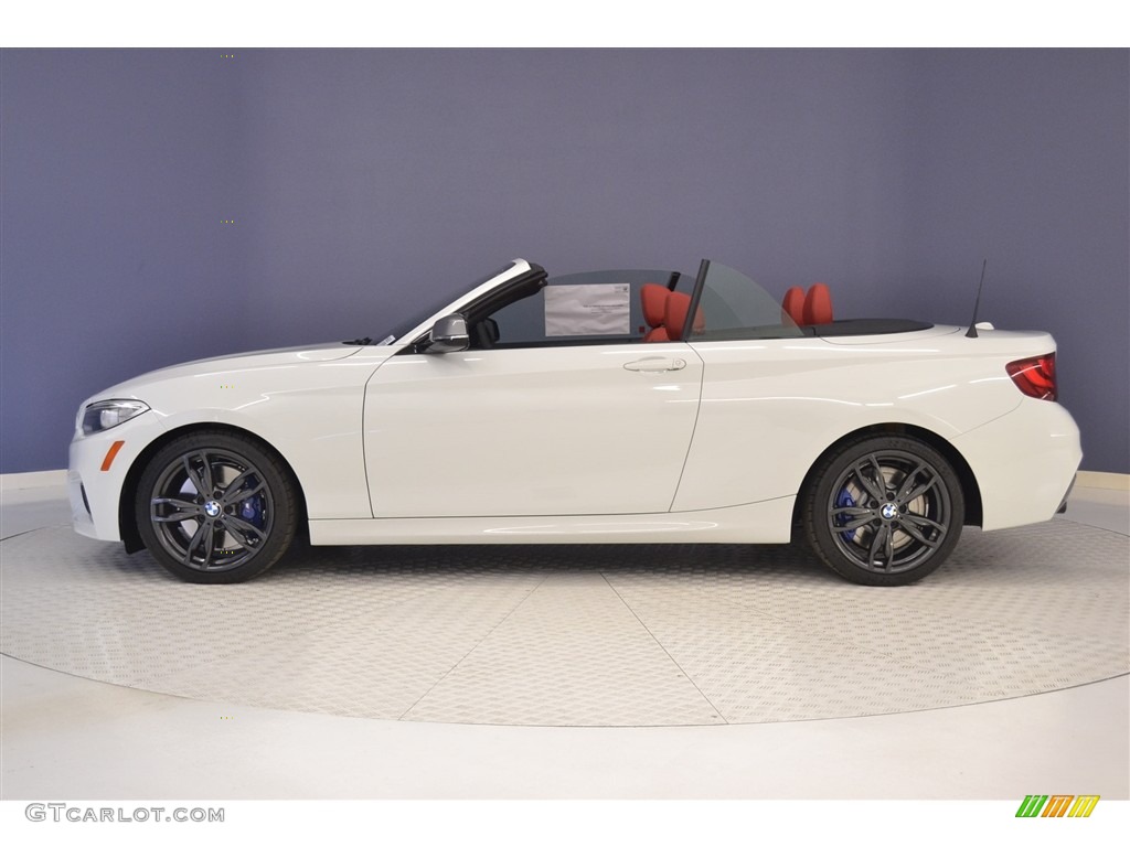 Alpine White 2017 BMW 2 Series M240i Convertible Exterior Photo #116696933