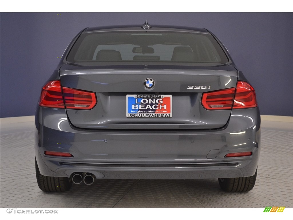 2017 3 Series 330i Sedan - Mineral Grey Metallic / Black photo #5