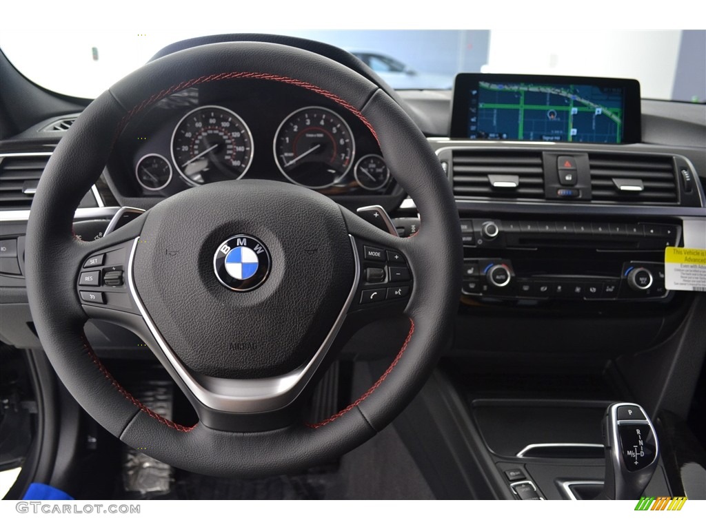 2017 3 Series 330i Sedan - Mineral Grey Metallic / Black photo #14