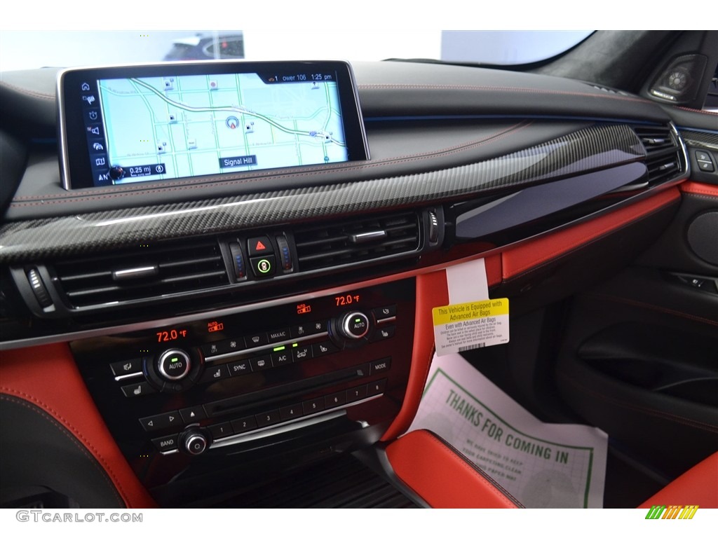 2017 BMW X5 M xDrive Mugello Red Dashboard Photo #116700960
