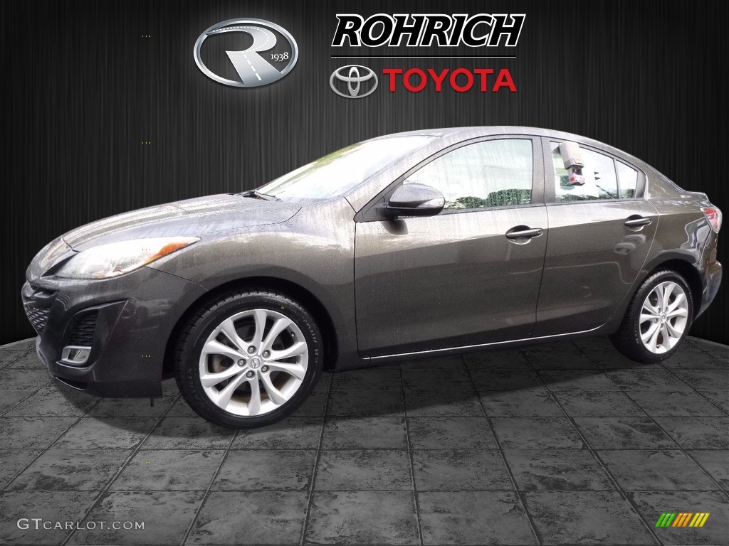 2010 MAZDA3 s Sport 4 Door - Metropolitan Gray Mica / Black photo #3