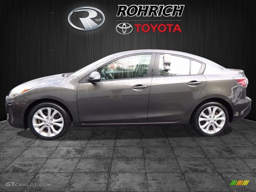 2010 MAZDA3 s Sport 4 Door - Metropolitan Gray Mica / Black photo #4