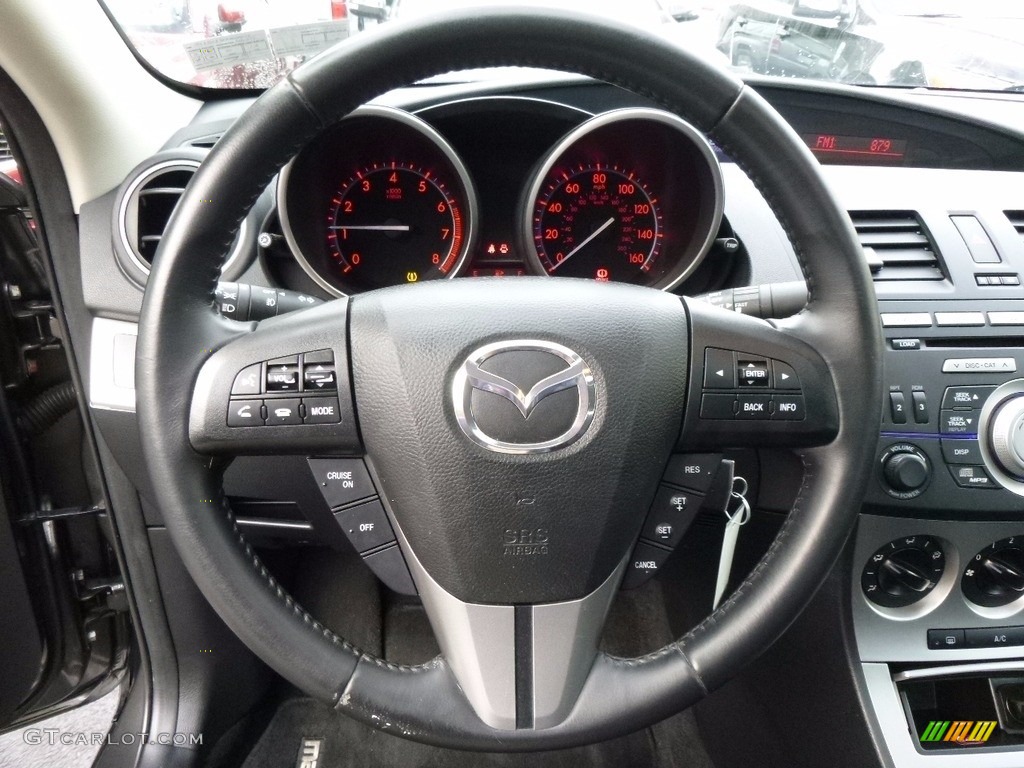 2010 MAZDA3 s Sport 4 Door - Metropolitan Gray Mica / Black photo #19