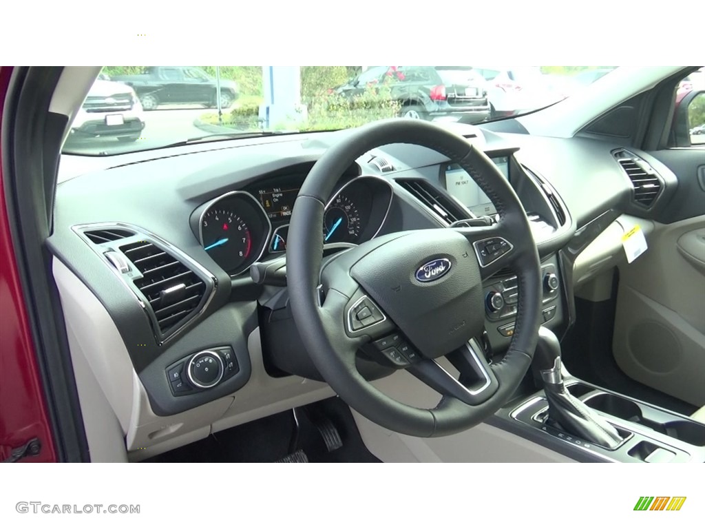 2017 Escape Titanium 4WD - Ruby Red / Medium Light Stone photo #11