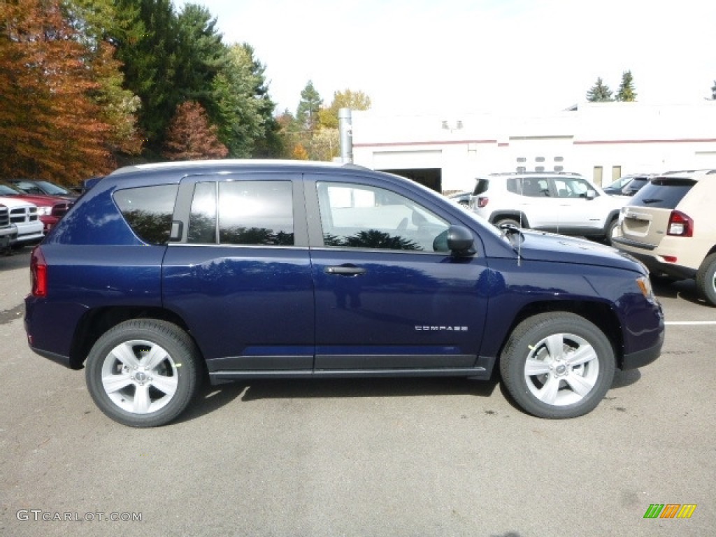 True Blue Pearl 2017 Jeep Compass Sport 4x4 Exterior Photo #116707785