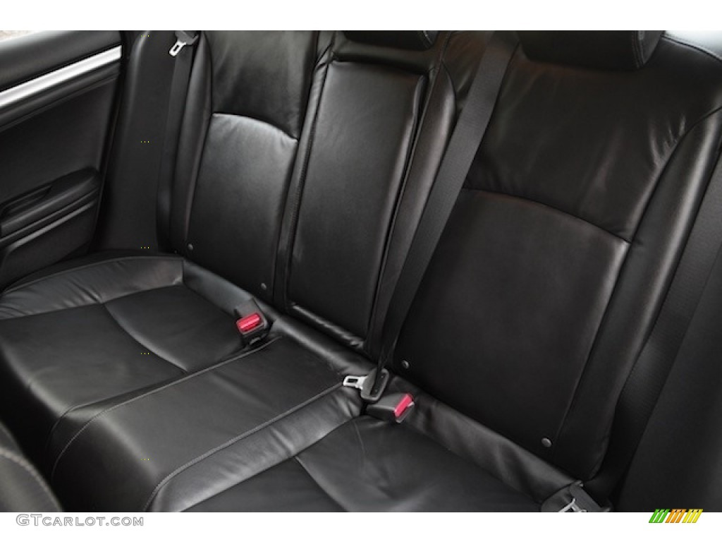 Black Interior 2017 Honda Civic EX-L Sedan Photo #116708259