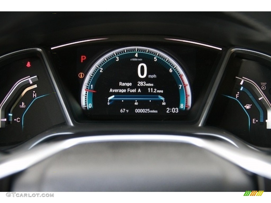 2017 Honda Civic EX-L Sedan Gauges Photo #116708292