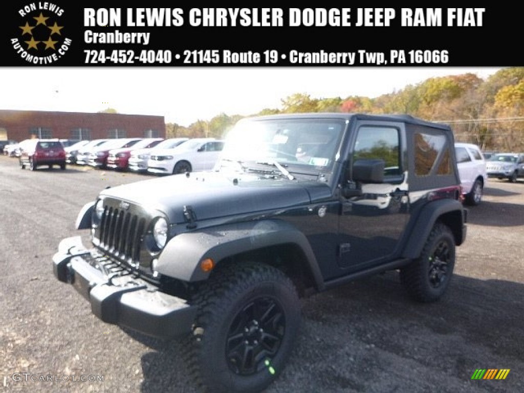 2017 Wrangler Sport 4x4 - Rhino / Black photo #1