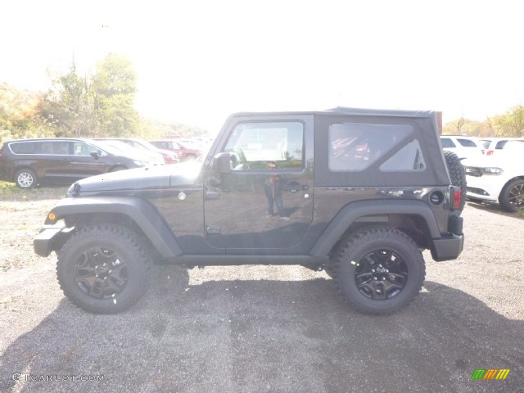 2017 Wrangler Sport 4x4 - Rhino / Black photo #3