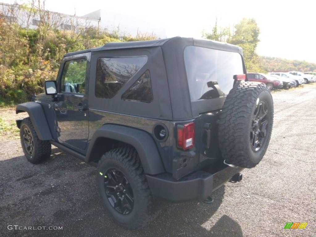 2017 Wrangler Sport 4x4 - Rhino / Black photo #4