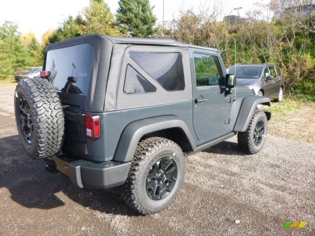 2017 Wrangler Sport 4x4 - Rhino / Black photo #6