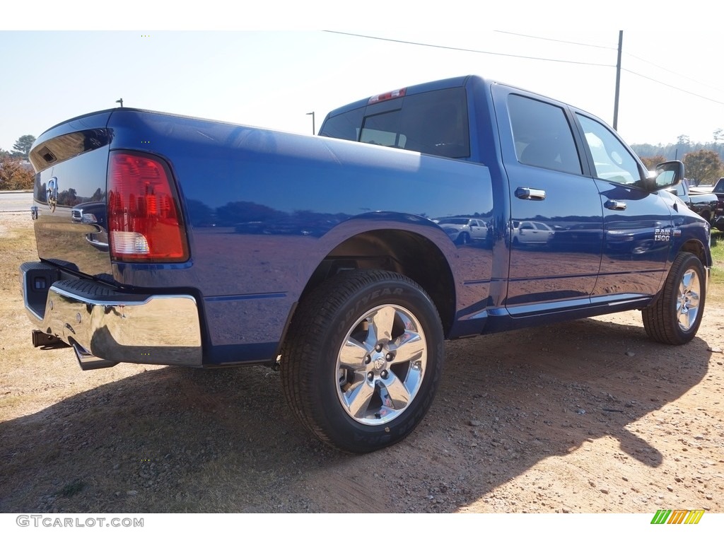 2017 1500 Big Horn Crew Cab - Blue Streak Pearl / Black/Diesel Gray photo #3