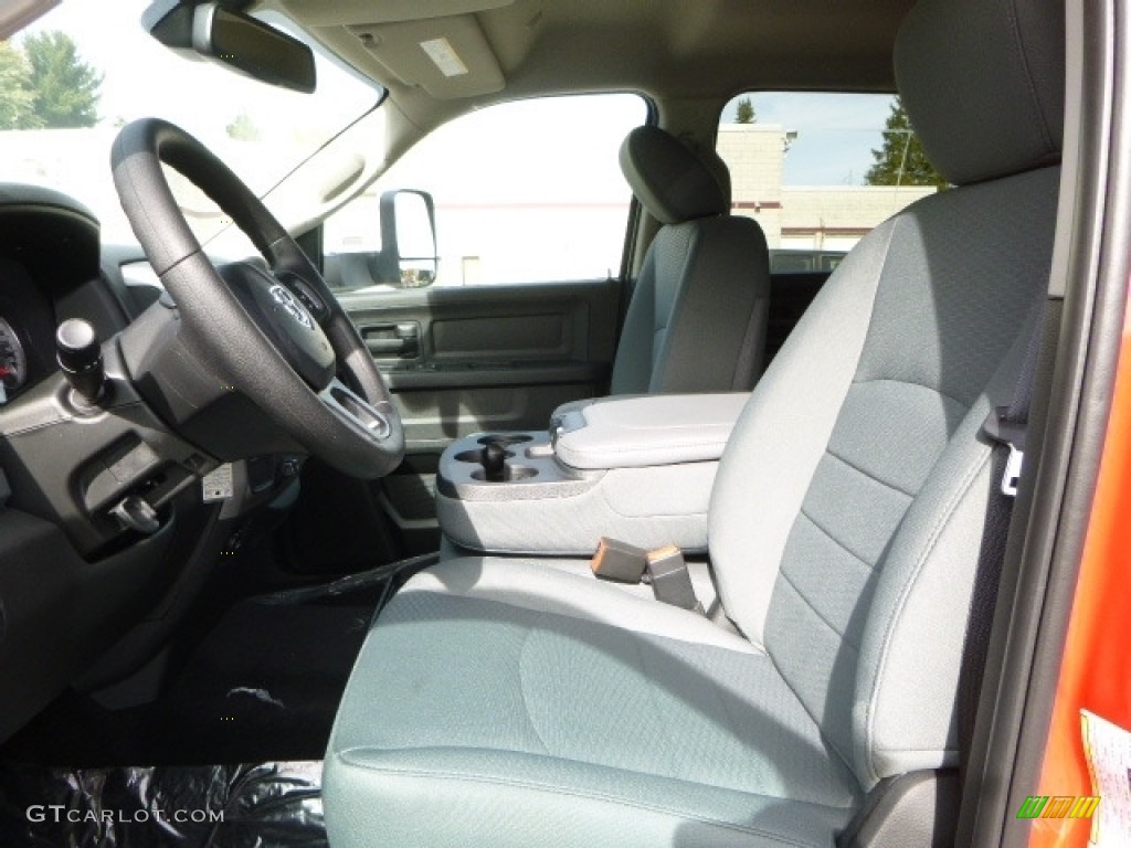 Black/Diesel Gray Interior 2017 Ram 2500 Tradesman Crew Cab 4x4 Photo #116709756