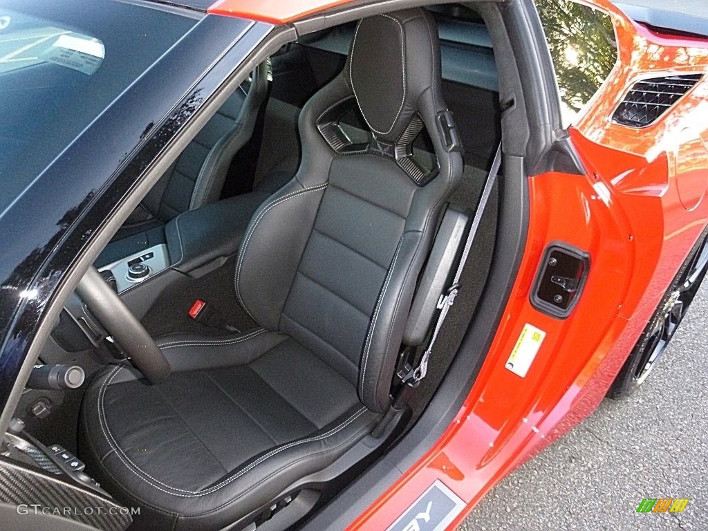 Jet Black Interior 2015 Chevrolet Corvette Stingray Coupe