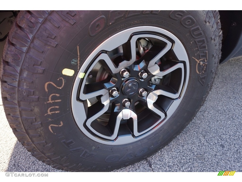 2017 1500 Rebel Crew Cab 4x4 - Bright White / Rebel Theme Red/Black photo #4