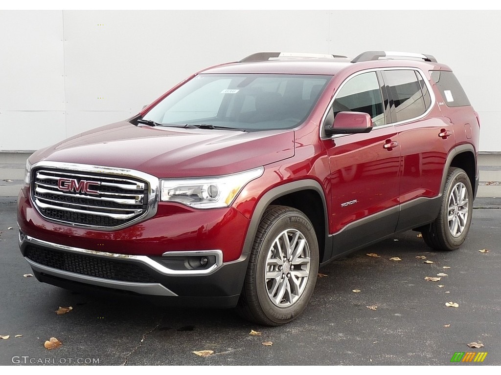 Crimson Red Tintcoat GMC Acadia