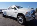 2017 Bright White Ram 3500 Big Horn Crew Cab 4x4 Dual Rear Wheel  photo #4