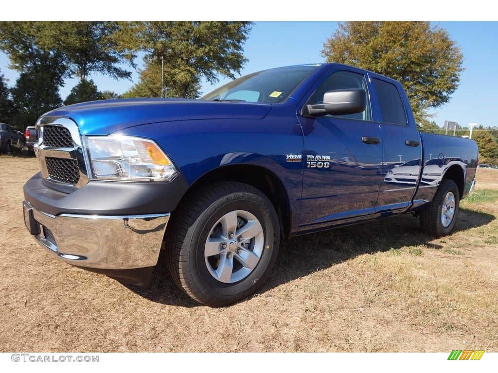 2017 1500 Express Quad Cab - Blue Streak Pearl / Black/Diesel Gray photo #1