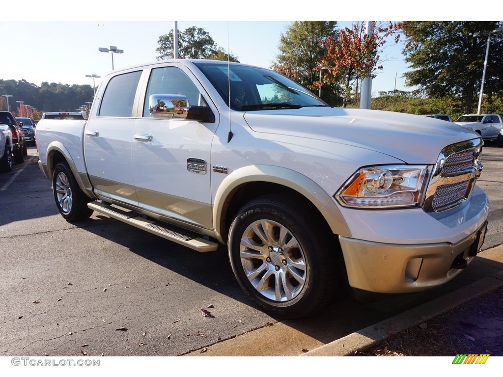 Bright White 2017 Ram 1500 Laramie Longhorn Crew Cab Exterior Photo #116711982