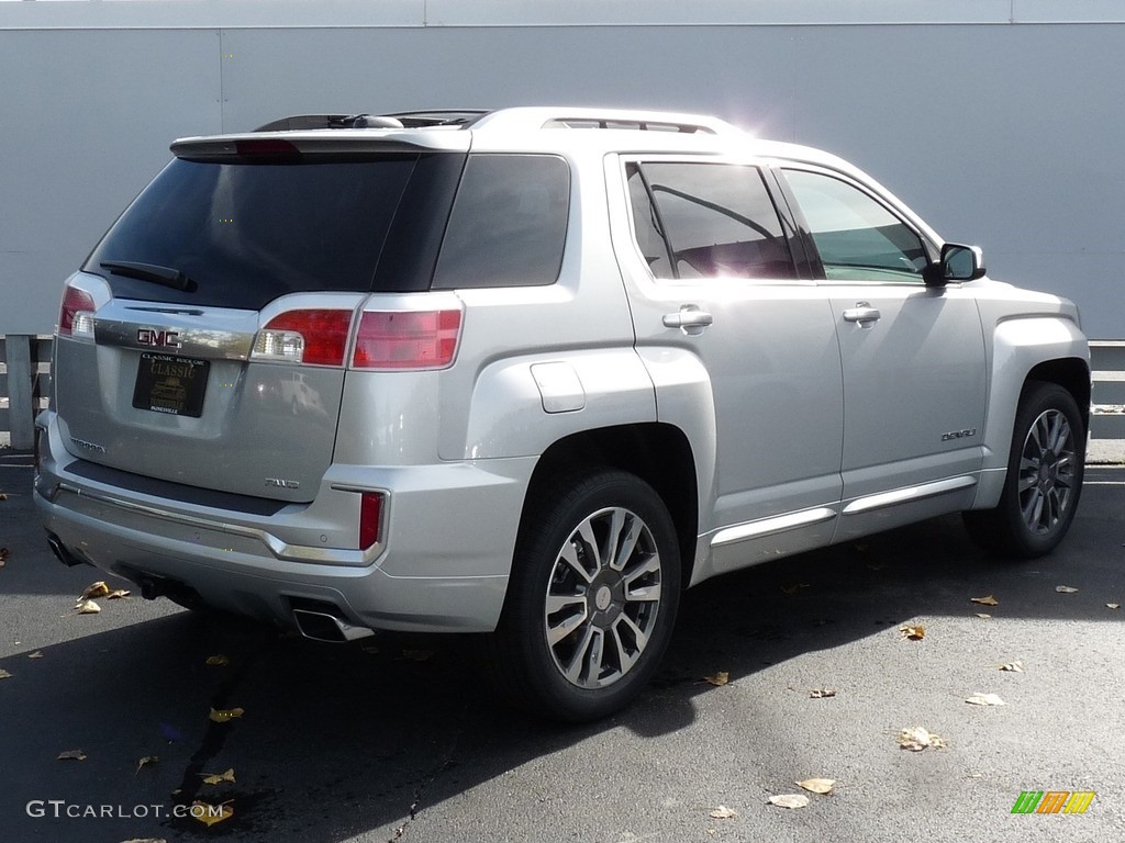 Quicksilver Metallic 2017 GMC Terrain Denali AWD Exterior Photo #116712396
