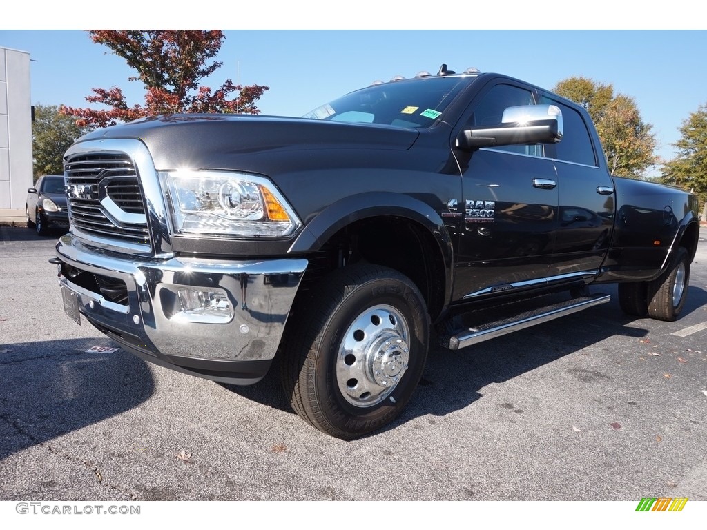 Granite Crystal Metallic 2017 Ram 3500 Limited Crew Cab 4x4 Dual Rear Wheel Exterior Photo #116712810