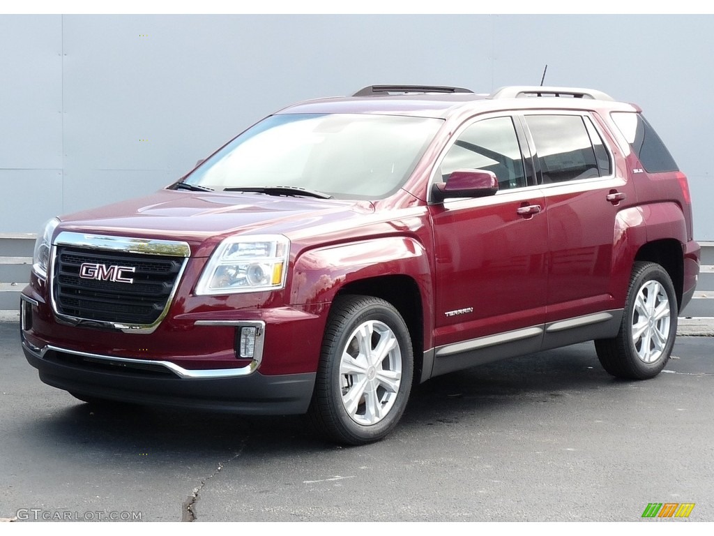 2017 Terrain SLE AWD - Crimson Red Tintcoat / Jet Black photo #1