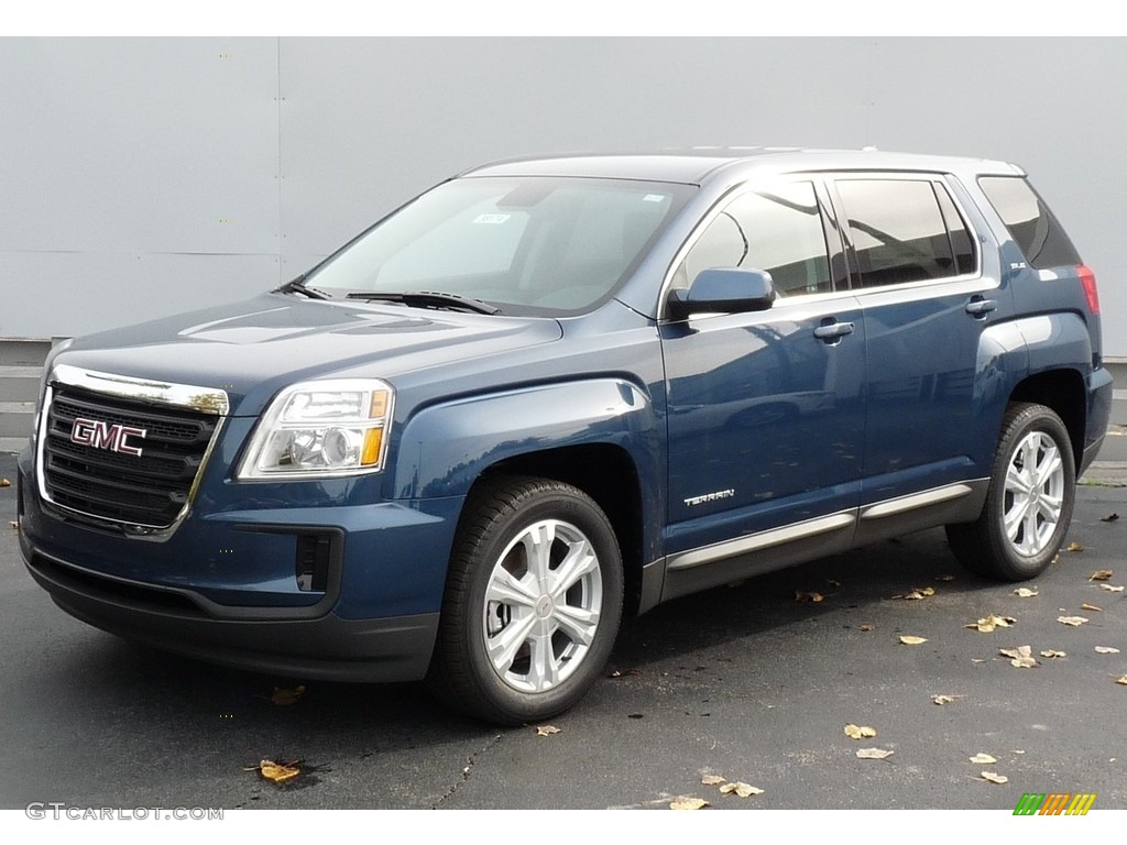 2017 Terrain SLE AWD - Slate Blue Metallic / Jet Black photo #1