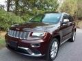 2014 Deep Auburn Pearl Jeep Grand Cherokee Summit 4x4  photo #2