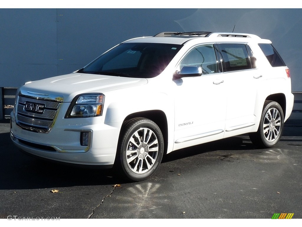 2017 Terrain Denali AWD - White Frost Tricoat / Jet Black photo #1