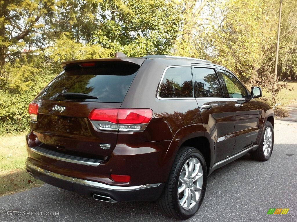 2014 Grand Cherokee Summit 4x4 - Deep Auburn Pearl / Summit Grand Canyon Jeep Brown Natura Leather photo #6