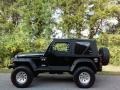 Black 2002 Jeep Wrangler X 4x4