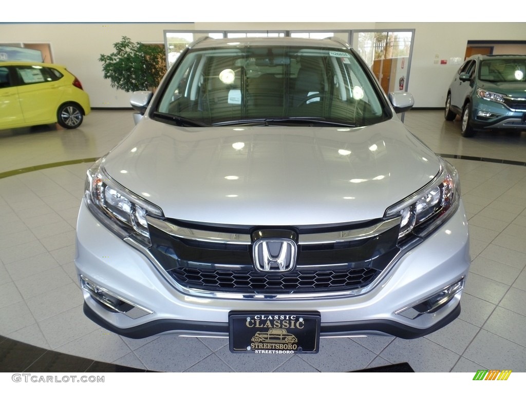 2016 CR-V LX AWD - Alabaster Silver Metallic / Gray photo #3