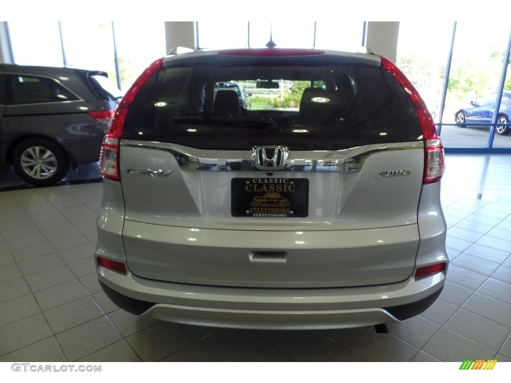 2016 CR-V LX AWD - Alabaster Silver Metallic / Gray photo #4