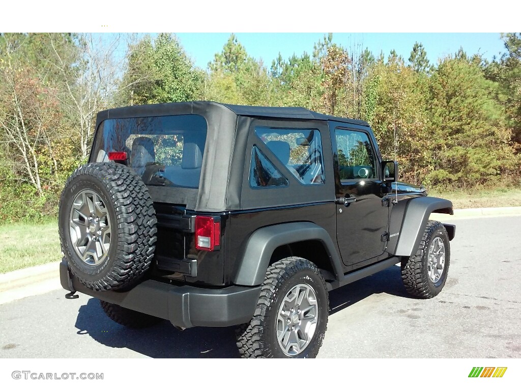 2017 Wrangler Rubicon 4x4 - Black / Black photo #6